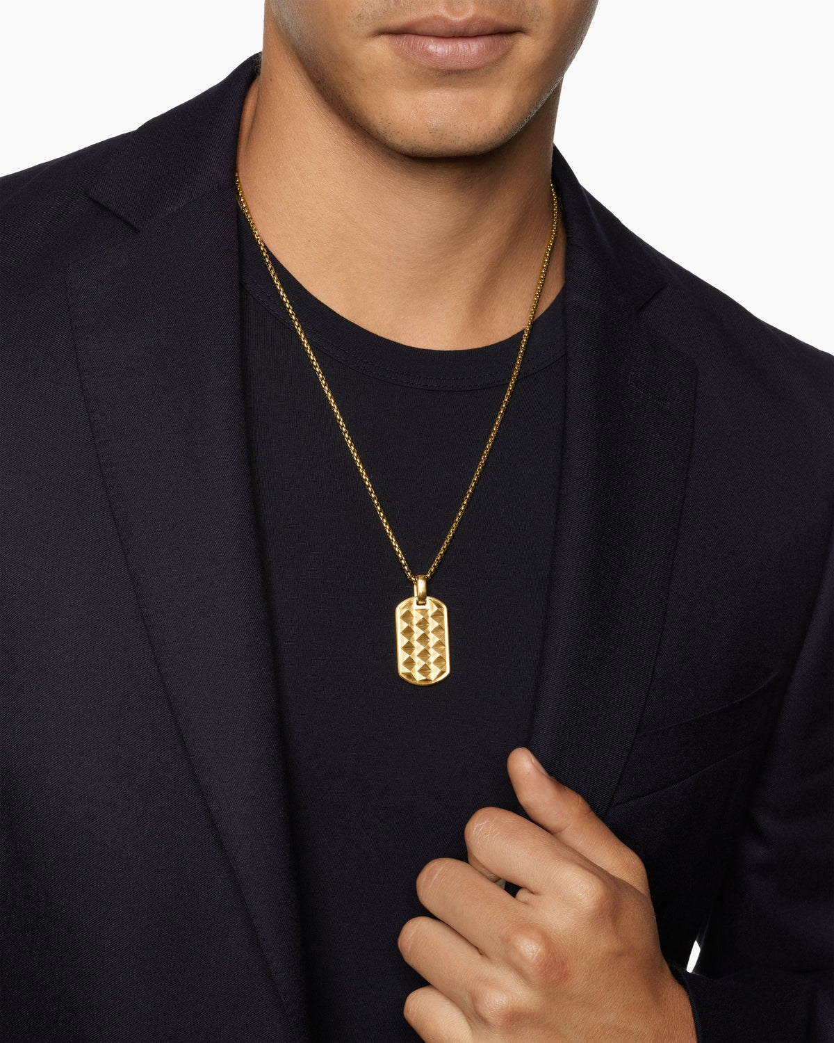 David Yurman Pyramid Tag David Yurman Men’s