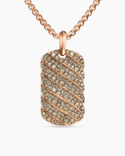 David Yurman Sculpted Cable Tag David Yurman Men’s