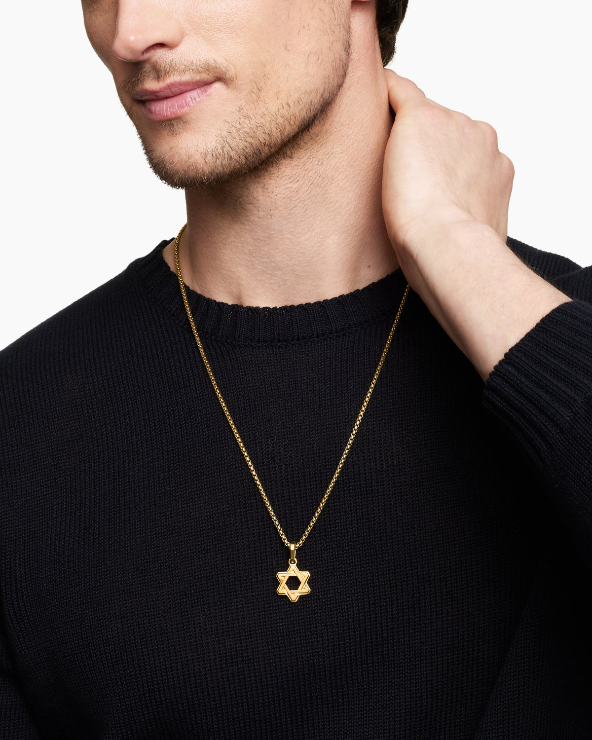 David Yurman Deco Star of David Pendant David Yurman Men’s