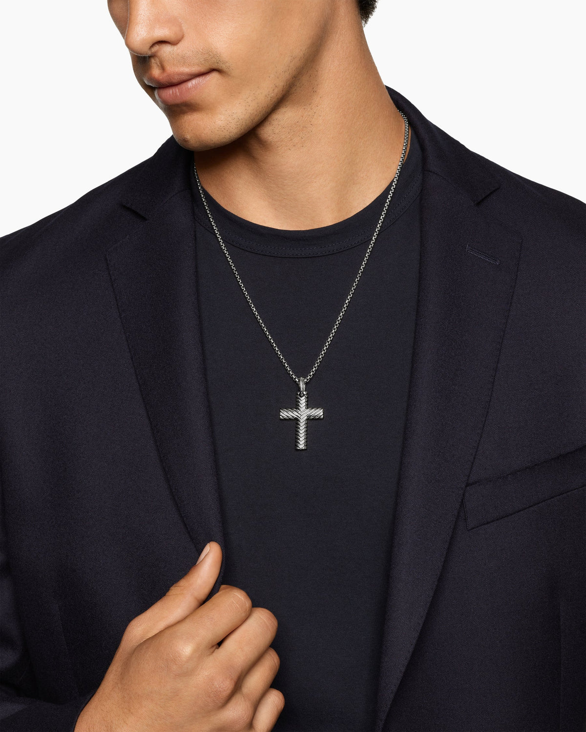 David Yurman Chevron Cross Pendant David Yurman Men’s