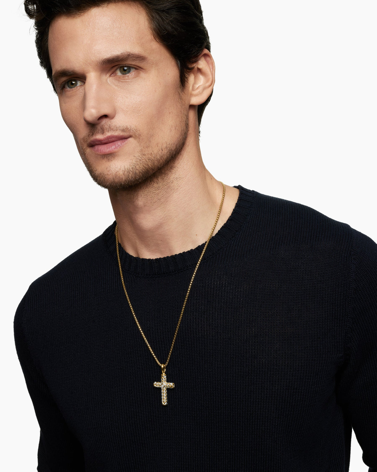 David Yurman Chevron Cross Pendant David Yurman Men’s