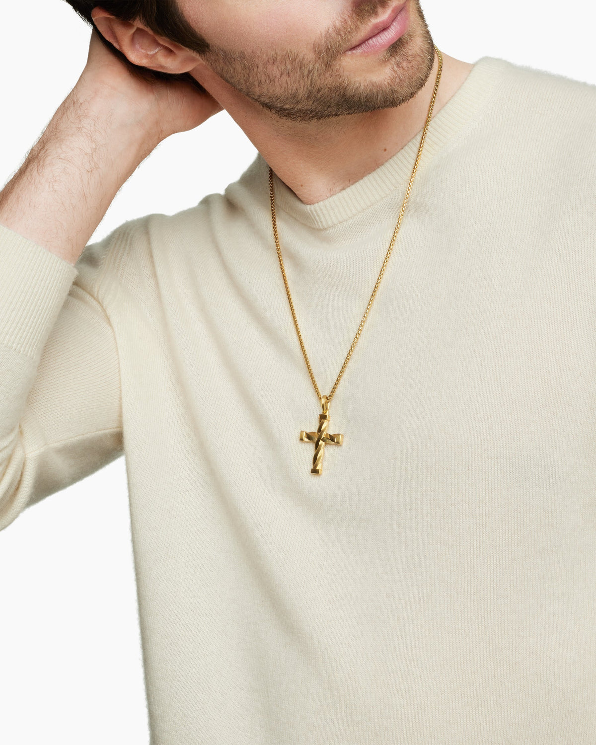 David Yurman DY Helios™ Cross Pendant David Yurman Men’s