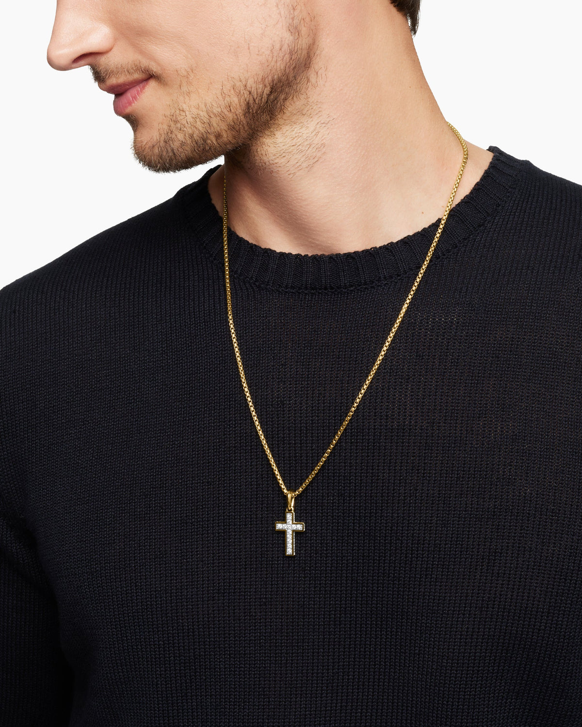 David Yurman Pavé Cross Pendant David Yurman Men’s