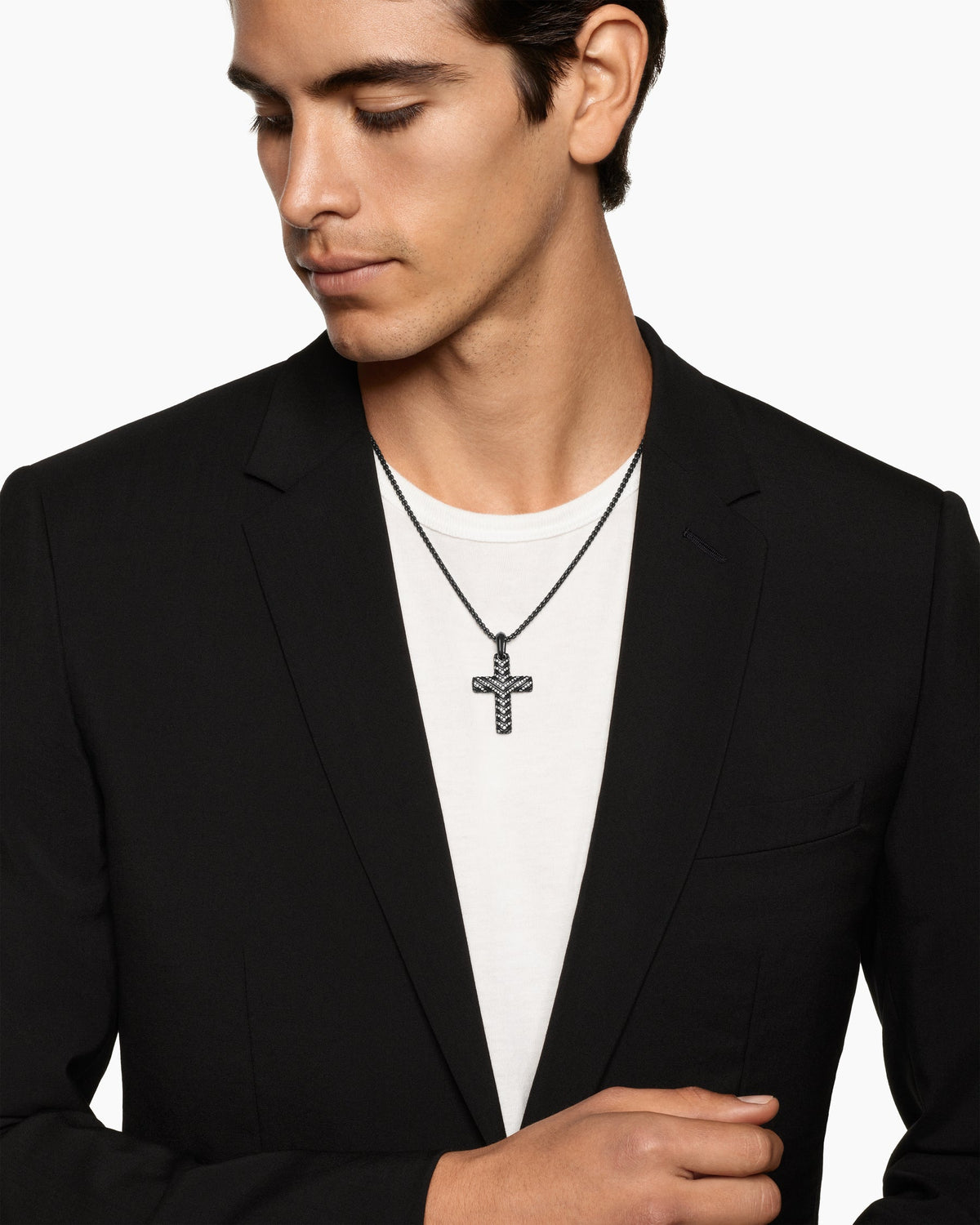 David Yurman Chevron Cross Pendant David Yurman Men’s
