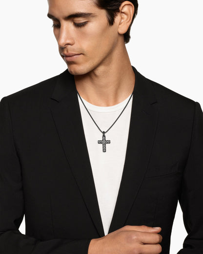 David Yurman Chevron Cross Pendant David Yurman Men’s