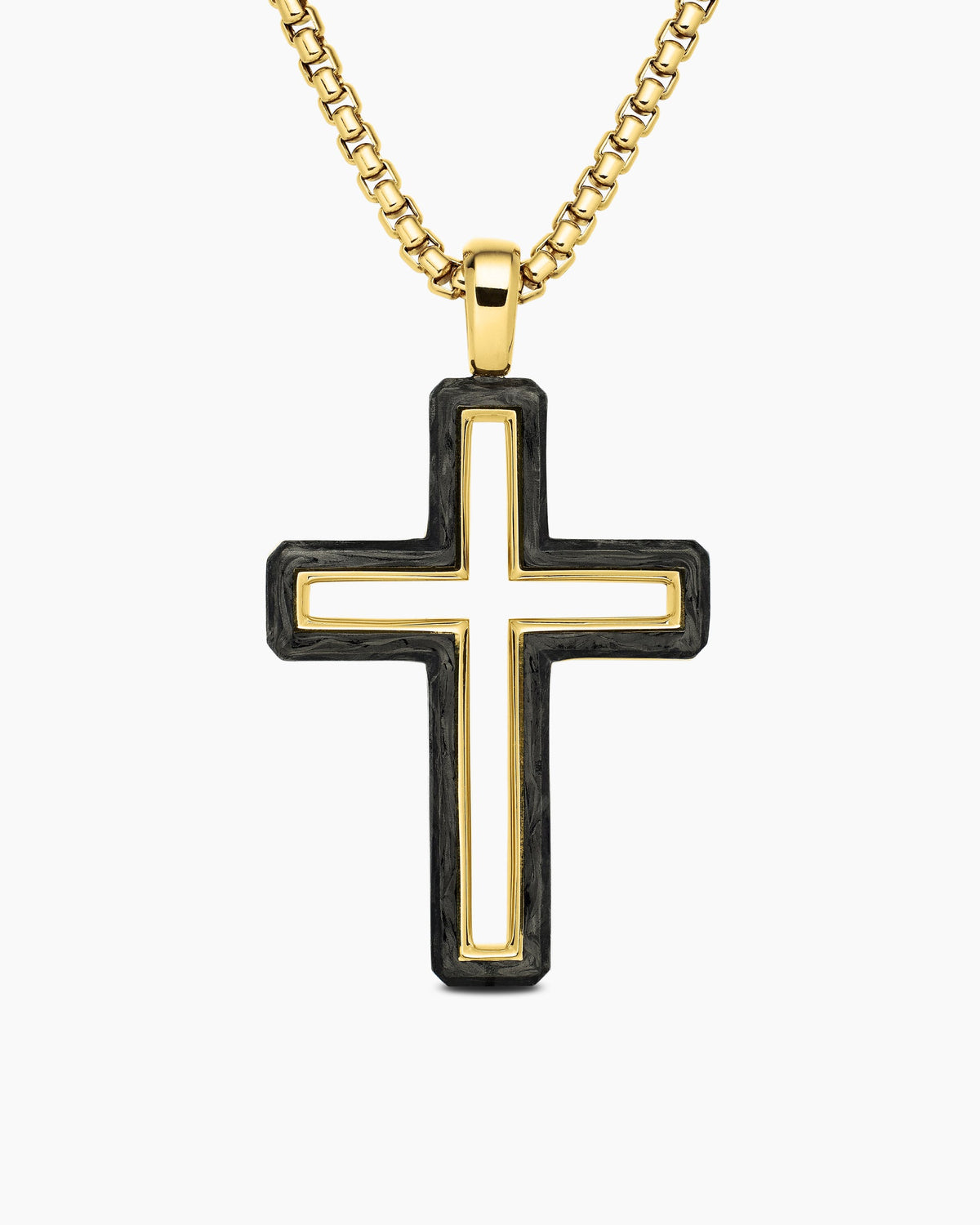 David Yurman Forged Carbon Cross Pendant David Yurman Men’s