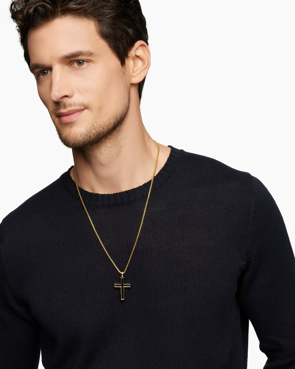David Yurman Forged Carbon Cross Pendant David Yurman Men’s
