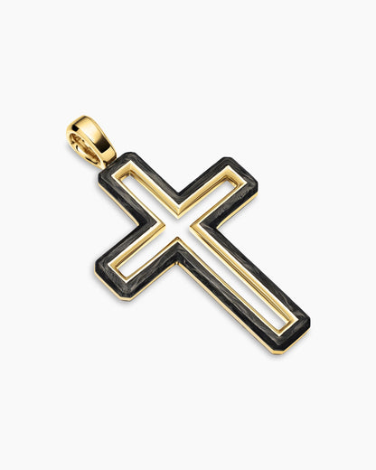 David Yurman Forged Carbon Cross Pendant David Yurman Men’s