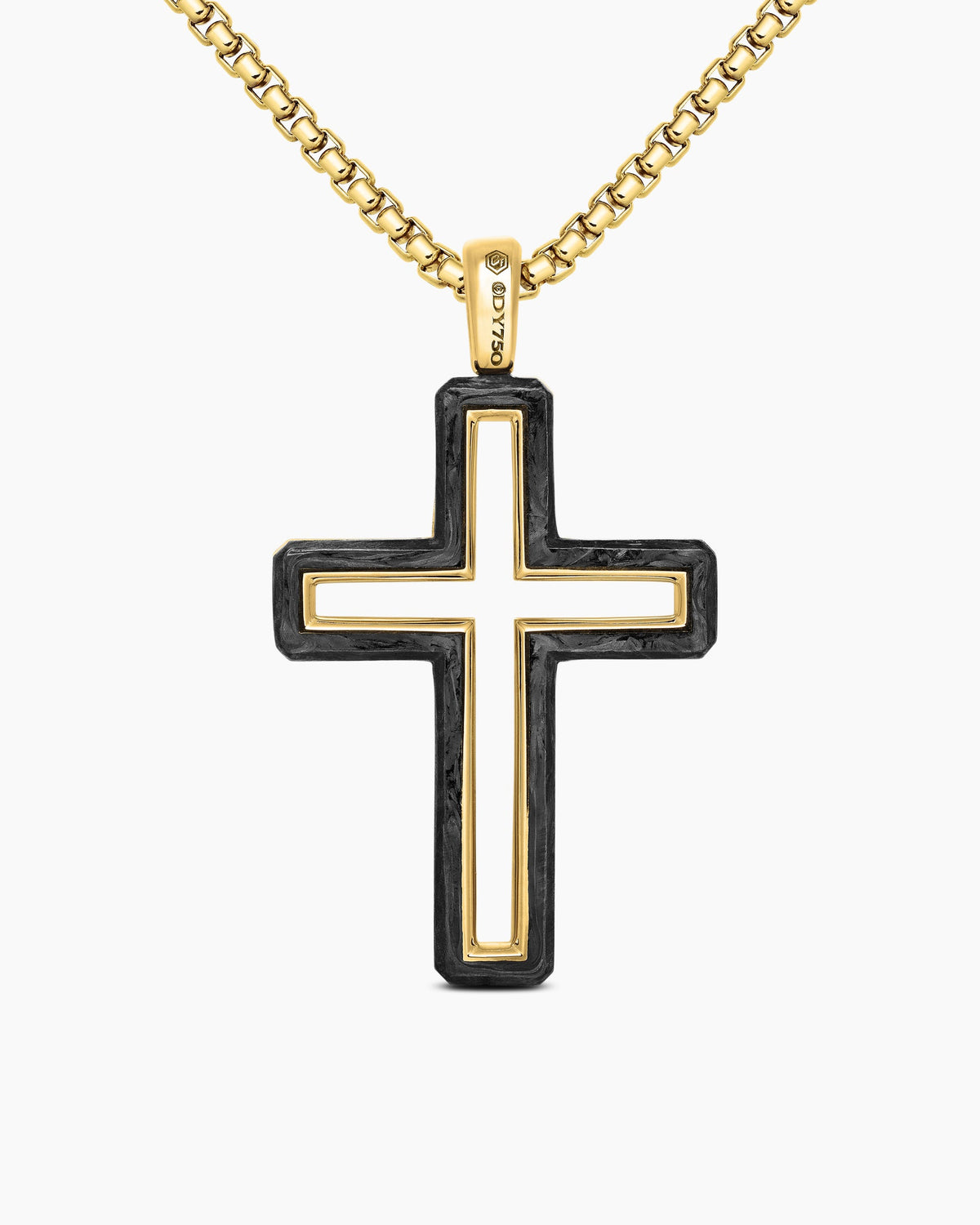 David Yurman Forged Carbon Cross Pendant David Yurman Men’s