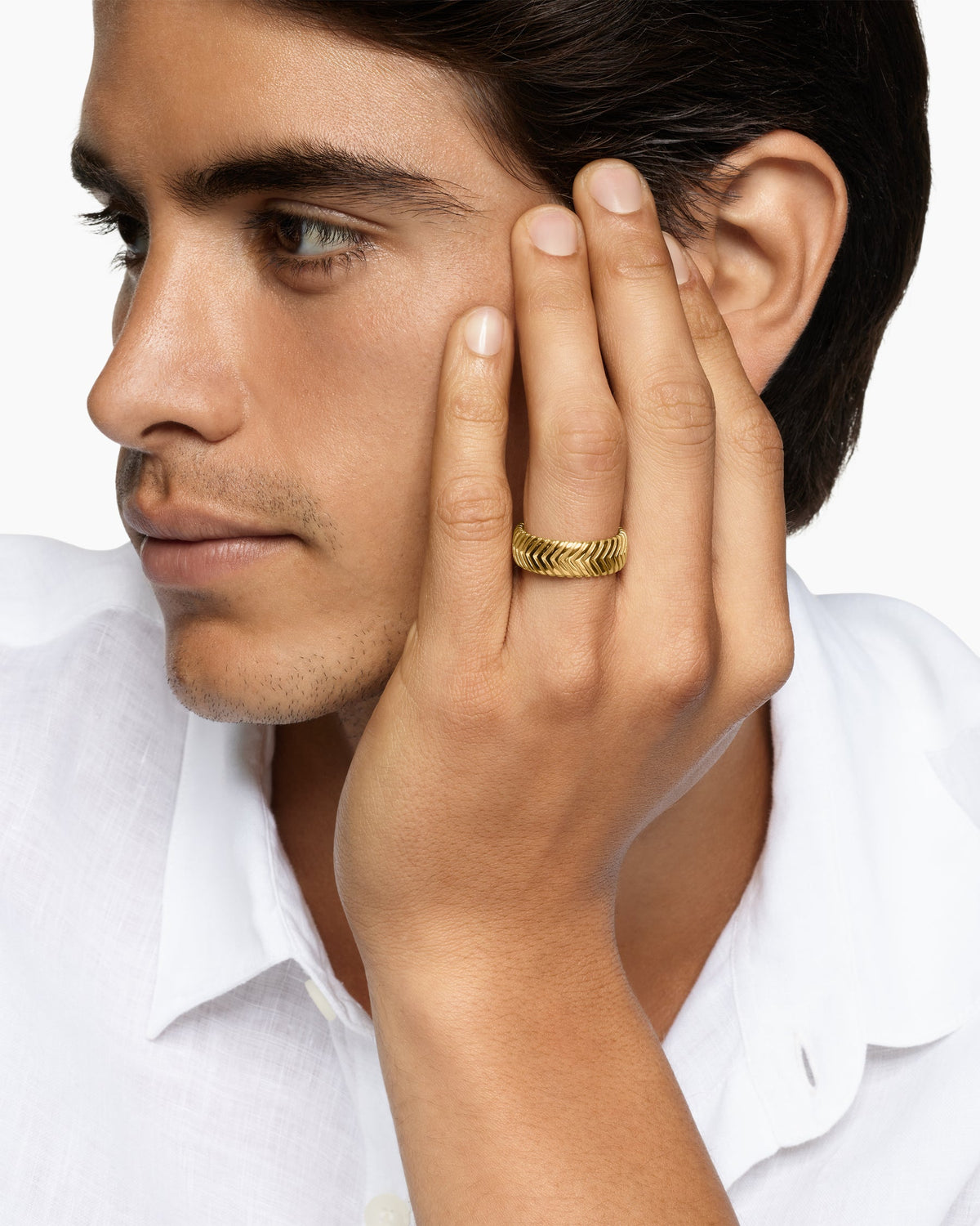 David Yurman Chevron Band Ring David Yurman Men’s