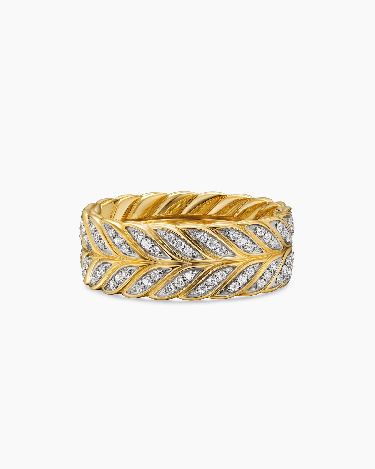 David Yurman Chevron Pavé Band Ring David Yurman Men’s