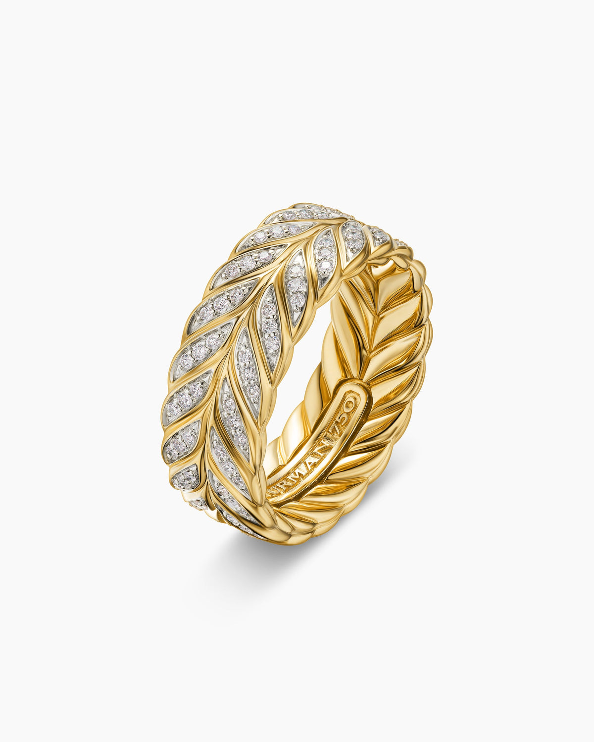 David Yurman Chevron Pavé Band Ring David Yurman Men’s
