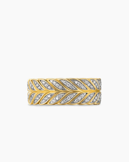 David Yurman Chevron Pavé Band Ring David Yurman Men’s