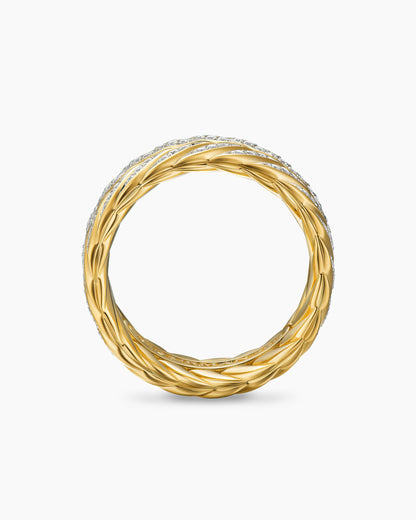 David Yurman Chevron Pavé Band Ring David Yurman Men’s