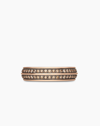 David Yurman Mens Knife Edge Band Ring in 18K Rose Gold, 6mm David Yurman Men’s|Wedding