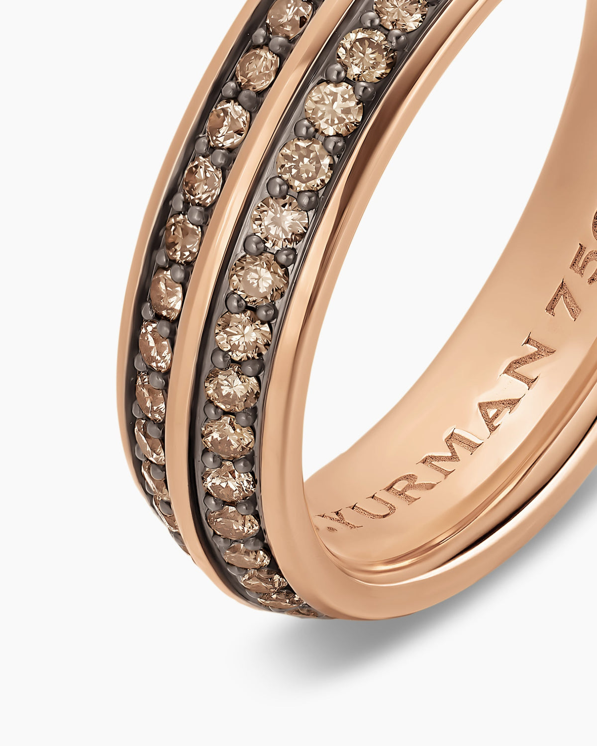 David Yurman Mens Knife Edge Band Ring in 18K Rose Gold, 6mm David Yurman Men’s|Wedding