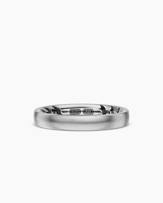 David Yurman Mens Streamline® Band Ring in Sterling Silver, 4mm David Yurman Men’s