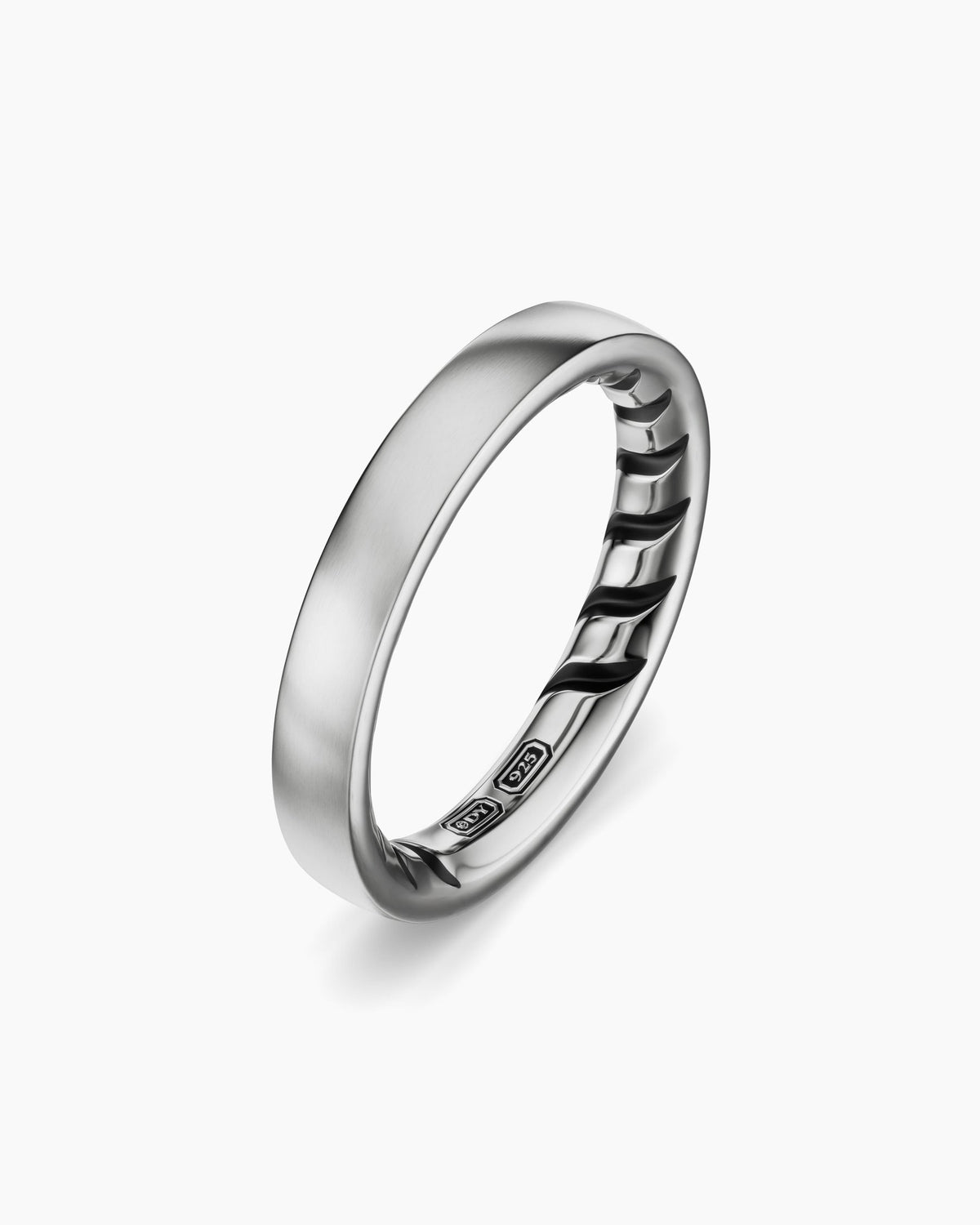David Yurman Mens Streamline® Band Ring in Sterling Silver, 4mm David Yurman Men’s