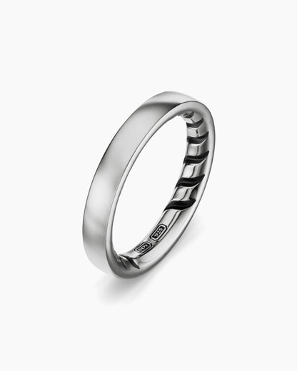 David Yurman Mens Streamline® Band Ring in Sterling Silver, 4mm David Yurman Men’s
