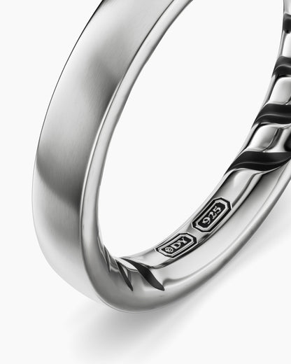 David Yurman Mens Streamline® Band Ring in Sterling Silver, 4mm David Yurman Men’s