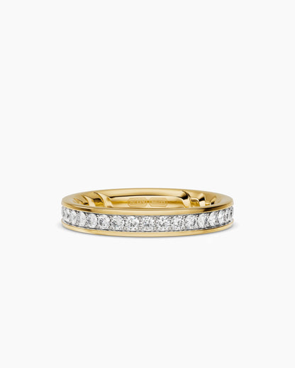 David Yurman Mens Streamline® Band Ring in 18K Yellow Gold, 4mm David Yurman Men’s|Wedding