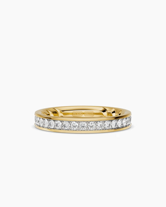 David Yurman Mens Streamline® Band Ring in 18K Yellow Gold, 4mm David Yurman Men’s|Wedding