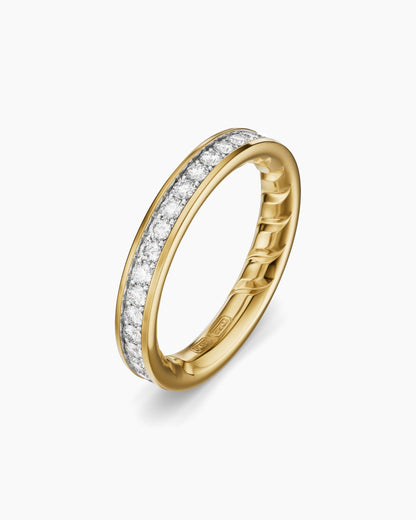 David Yurman Mens Streamline® Band Ring in 18K Yellow Gold, 4mm David Yurman Men’s|Wedding