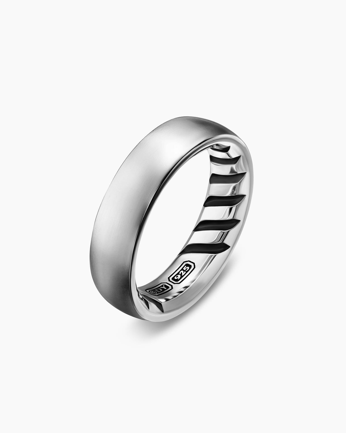David Yurman Mens Streamline Band Ring in Sterling Silver, 6.2mm David Yurman Men’s