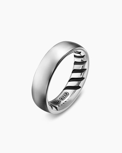 David Yurman Mens Streamline Band Ring in Sterling Silver, 6.2mm David Yurman Men’s