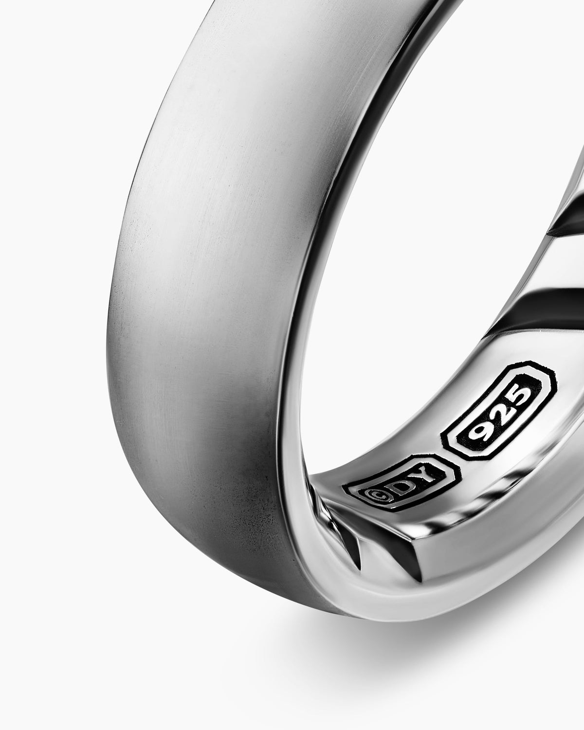 David Yurman Mens Streamline Band Ring in Sterling Silver, 6.2mm David Yurman Men’s