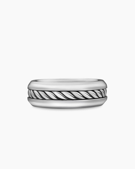 David Yurman Cable Inset Band Ring David Yurman Men’s