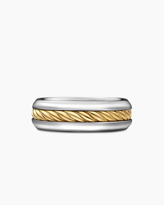 David Yurman Cable Inset Band Ring David Yurman Men’s