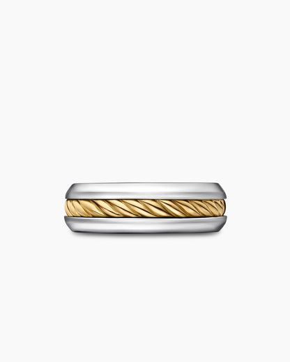 David Yurman Cable Inset Band Ring David Yurman Men’s