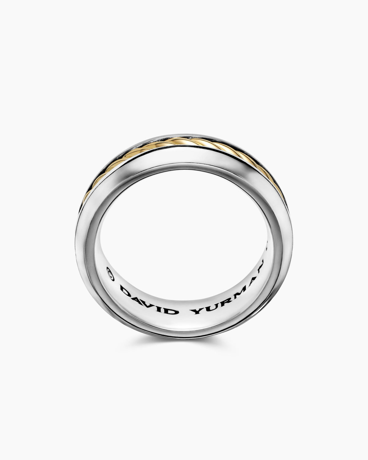 David Yurman Cable Inset Band Ring David Yurman Men’s