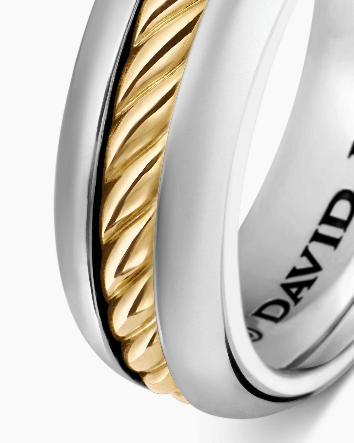 David Yurman Cable Inset Band Ring David Yurman Men’s