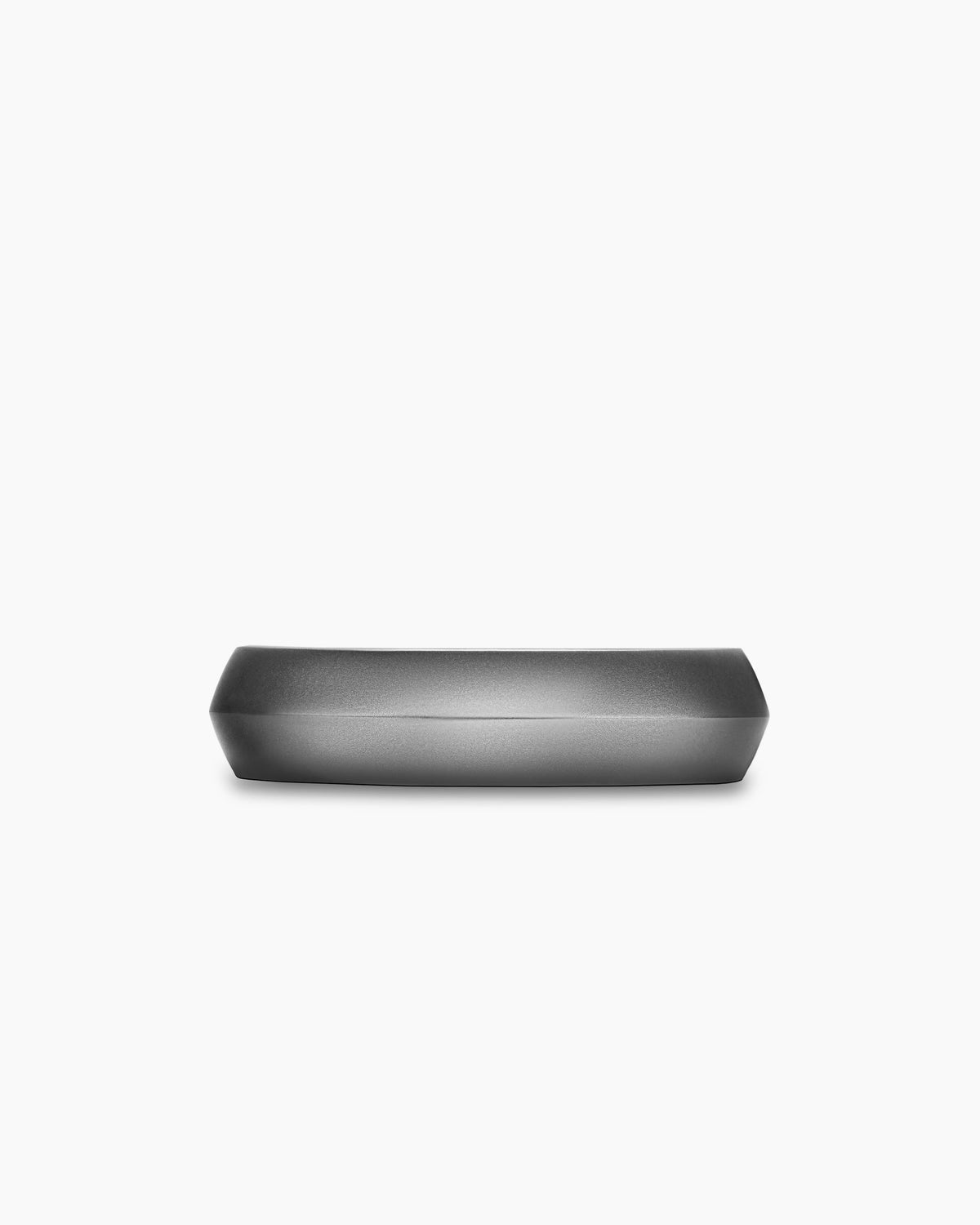 David Yurman Mens Knife Edge Band Ring in Anthracite Titanium, 6mm David Yurman Men’s|Wedding