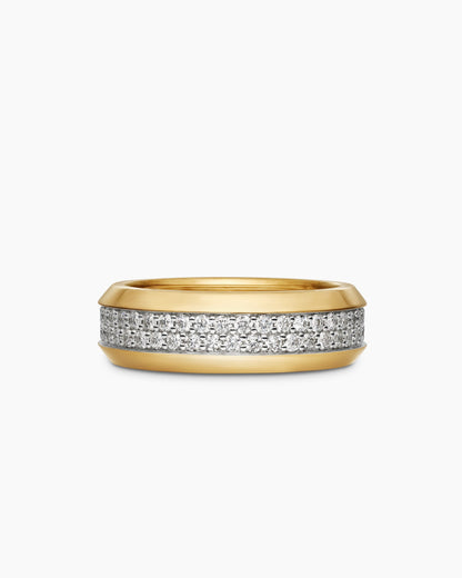 David Yurman Beveled Two Row Band Ring David Yurman Men’s|Wedding