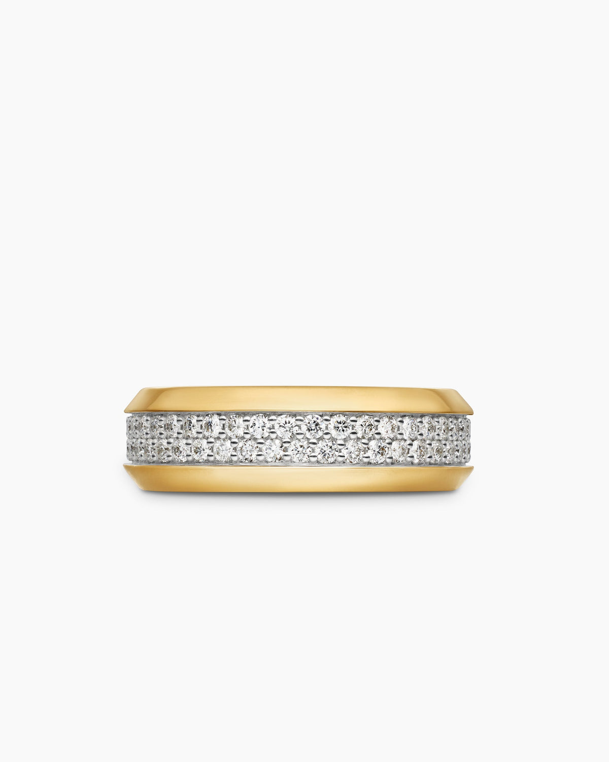 David Yurman Beveled Two Row Band Ring David Yurman Men’s|Wedding
