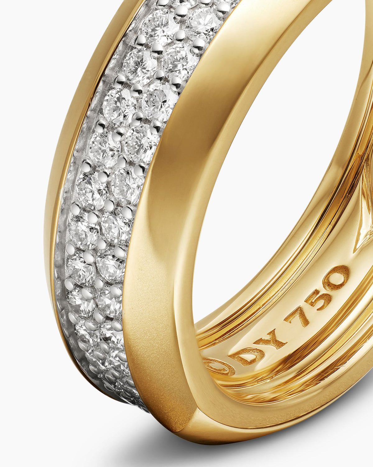David Yurman Beveled Two Row Band Ring David Yurman Men’s|Wedding