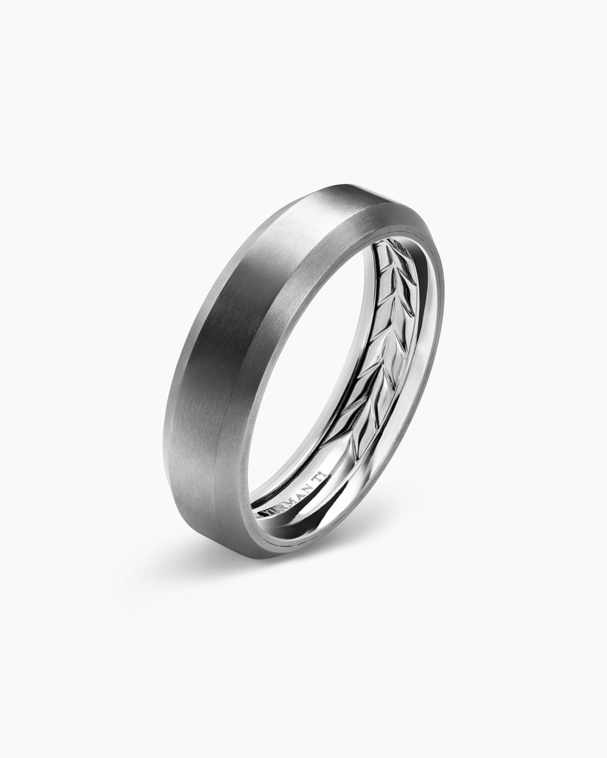 David Yurman Beveled Band Ring David Yurman Men’s|Wedding