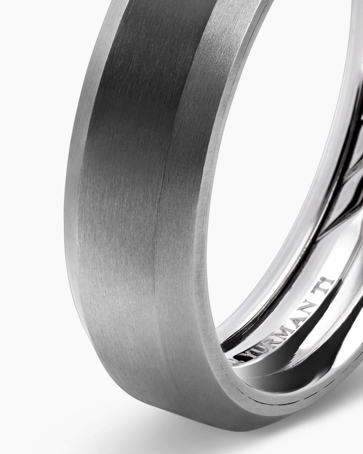 David Yurman Beveled Band Ring David Yurman Men’s|Wedding