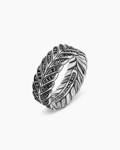 David Yurman Chevron Pavé Band Ring David Yurman Men’s