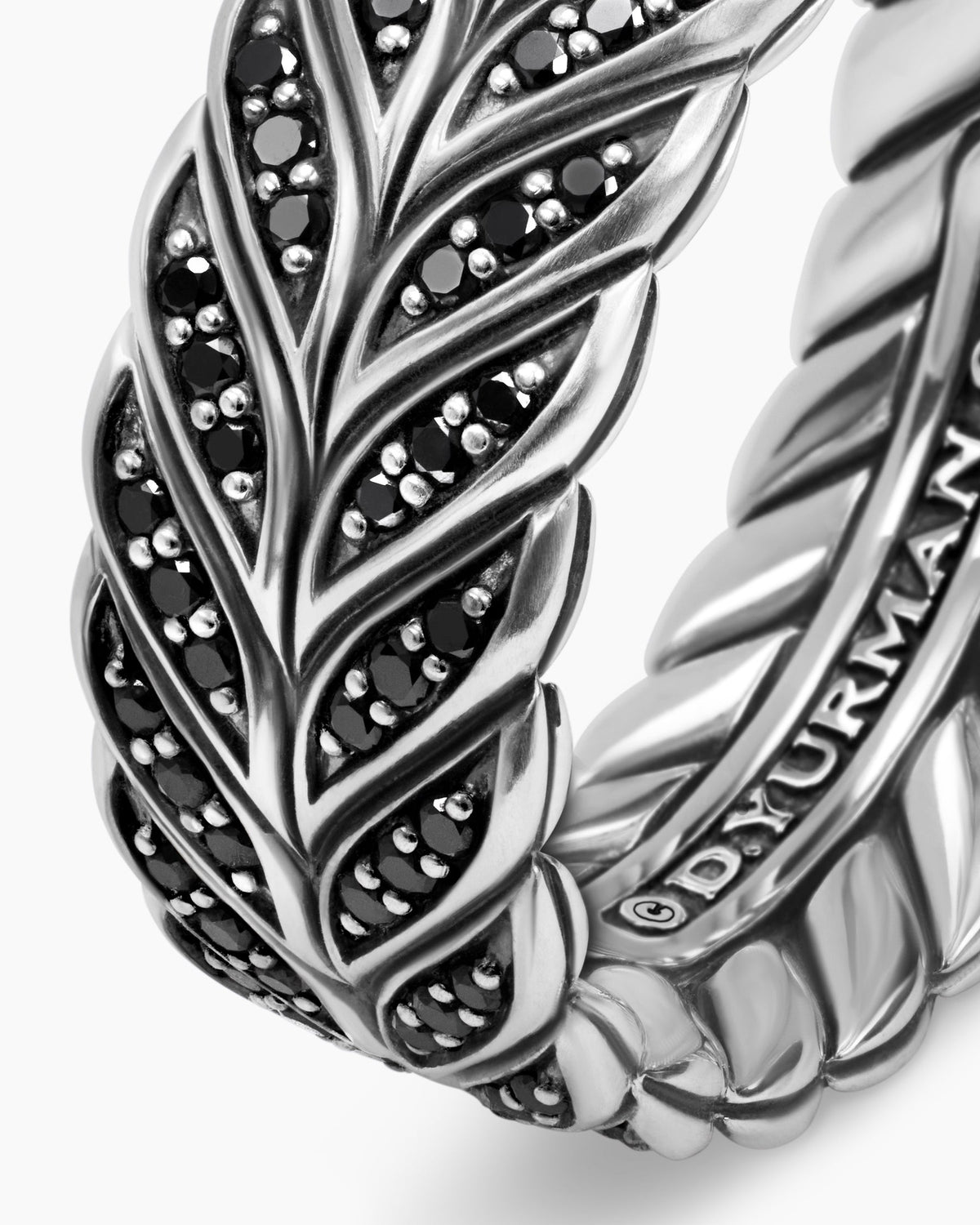 David Yurman Chevron Pavé Band Ring David Yurman Men’s