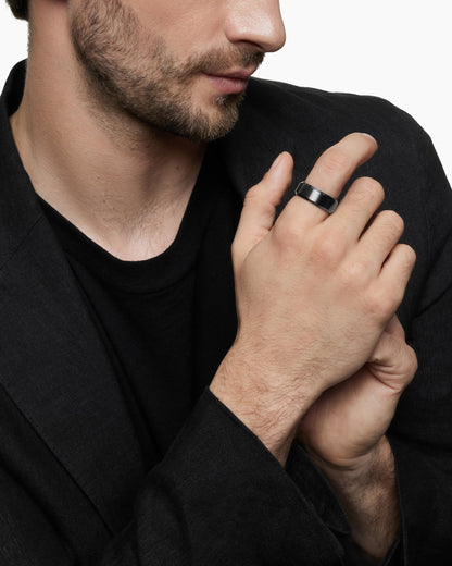 David Yurman Streamline Beveled Band Ring David Yurman Men’s|Wedding