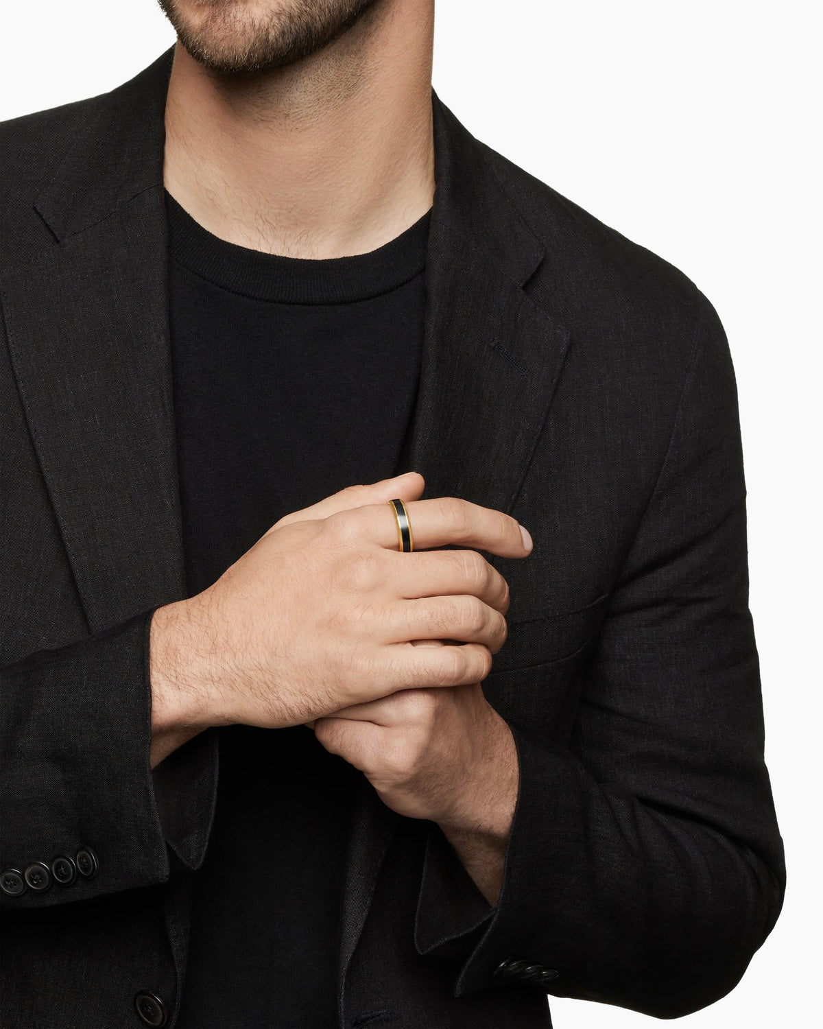 David Yurman Beveled Band Ring David Yurman Men’s|Wedding