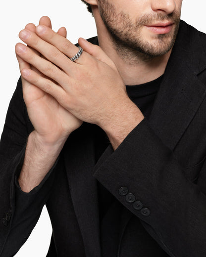 David Yurman Curb Chain Band Ring David Yurman Men’s