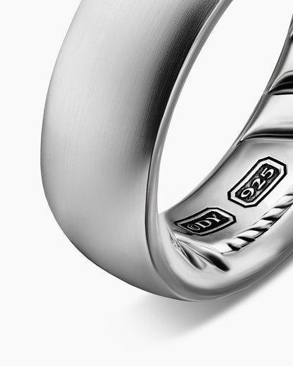 David Yurman Mens Streamline Band Ring in Sterling Silver, 7.6mm David Yurman Men’s