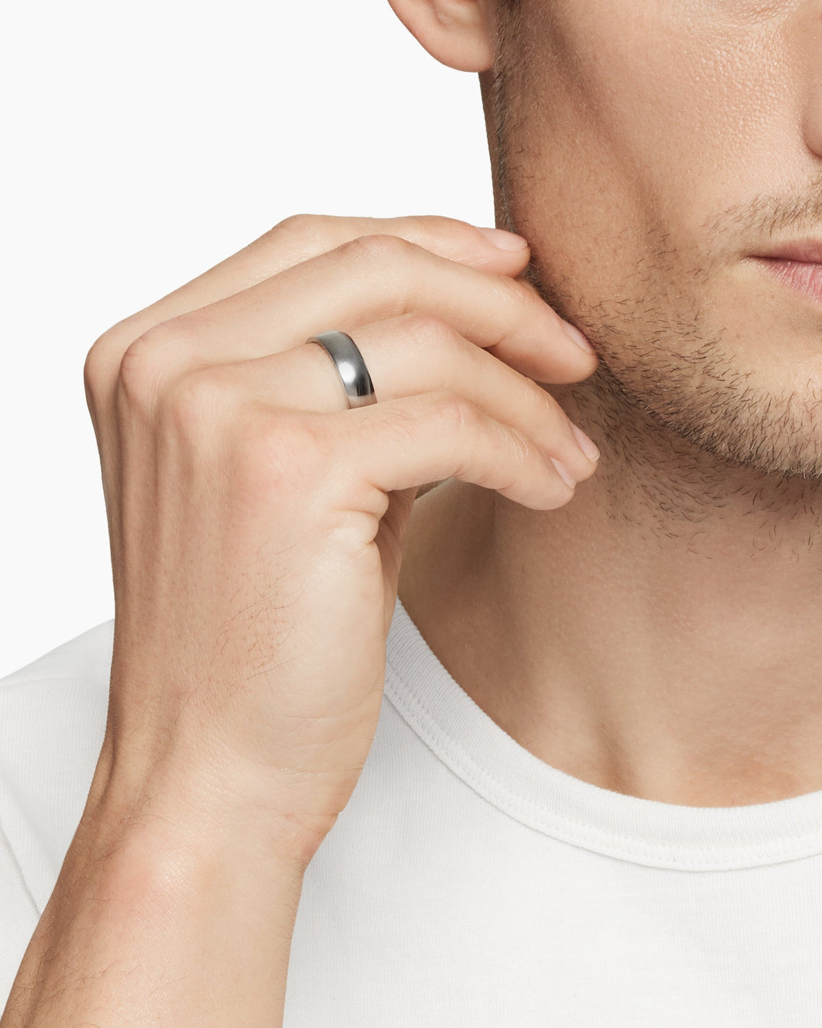 David Yurman DY Classic Band Ring David Yurman Men’s|Wedding