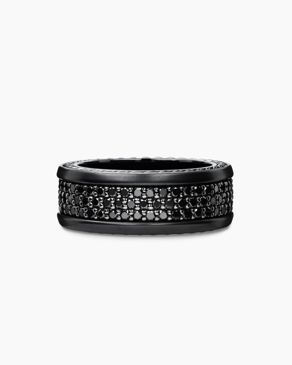 David Yurman Streamline Pavé Three Row Band Ring David Yurman Men’s