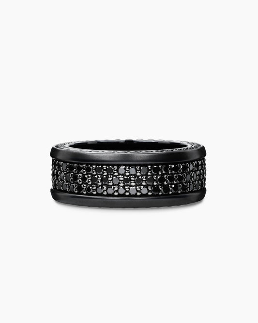 David Yurman Streamline Pavé Three Row Band Ring David Yurman Men’s